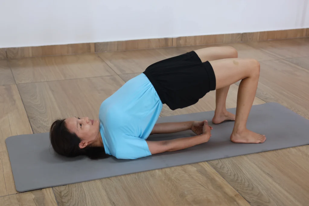 Bridge Pose: How to Practise Setu Bandhasana with Less Strain on Your Knees and Neck